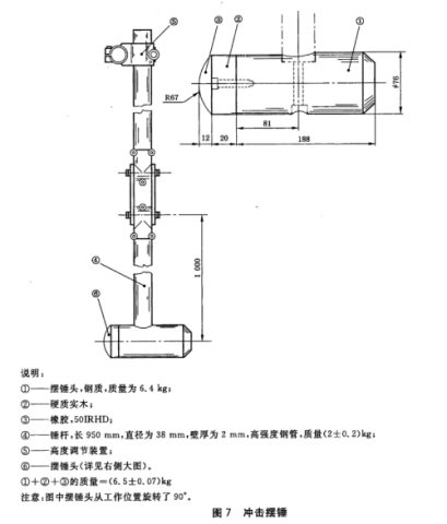 办公椅扶手椅背冲击试验机(图2)